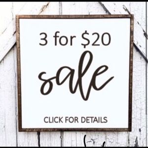 🌻 3 for $20 sale 🌻